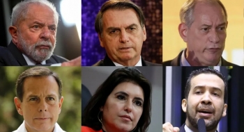 Pesquisa Ipespe: Lula tem 44%; Bolsonaro, 32%; Ciro, 8%; Doria, 4%; Tebet e Janones, 2%